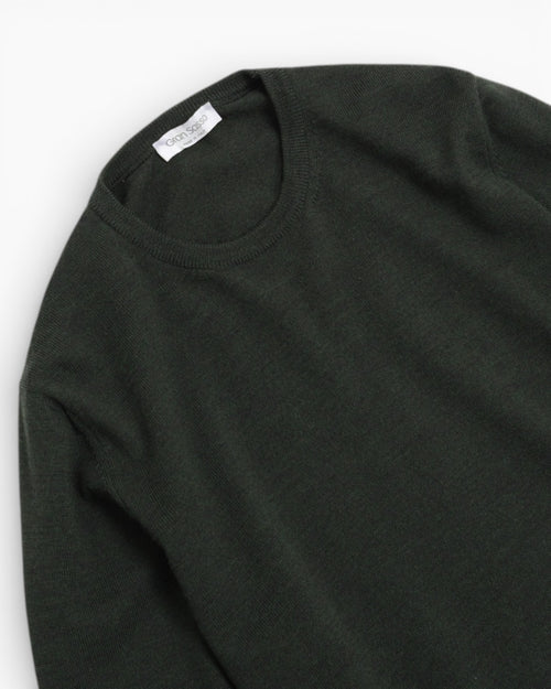 Moss Green Crewneck Sweater