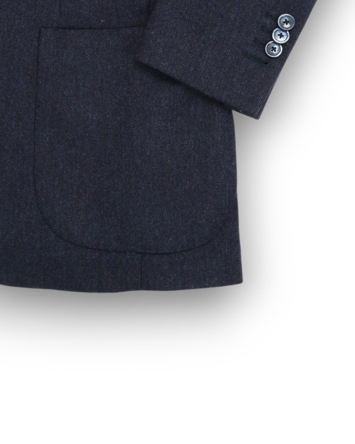 Navy Herringbone Sports jacket