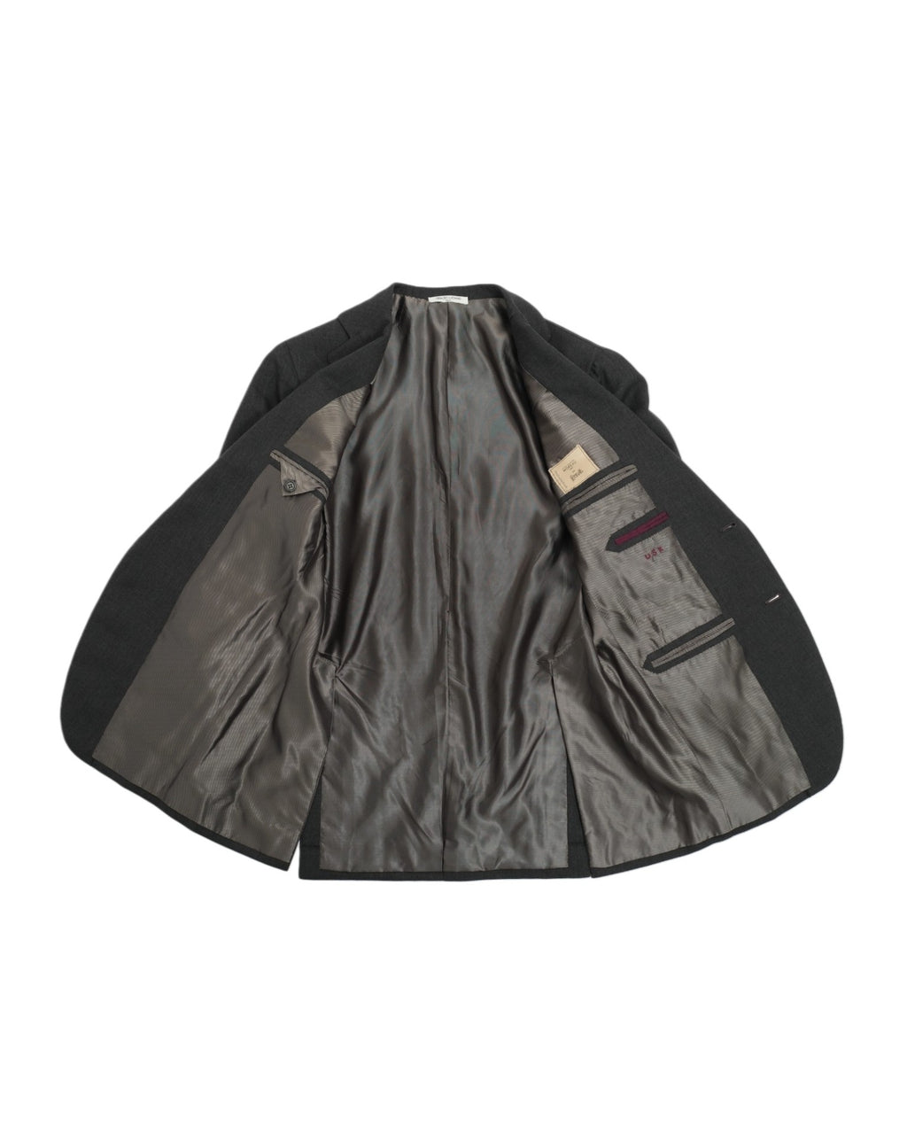 Charcoal Virgin Wool 2-Piece suit