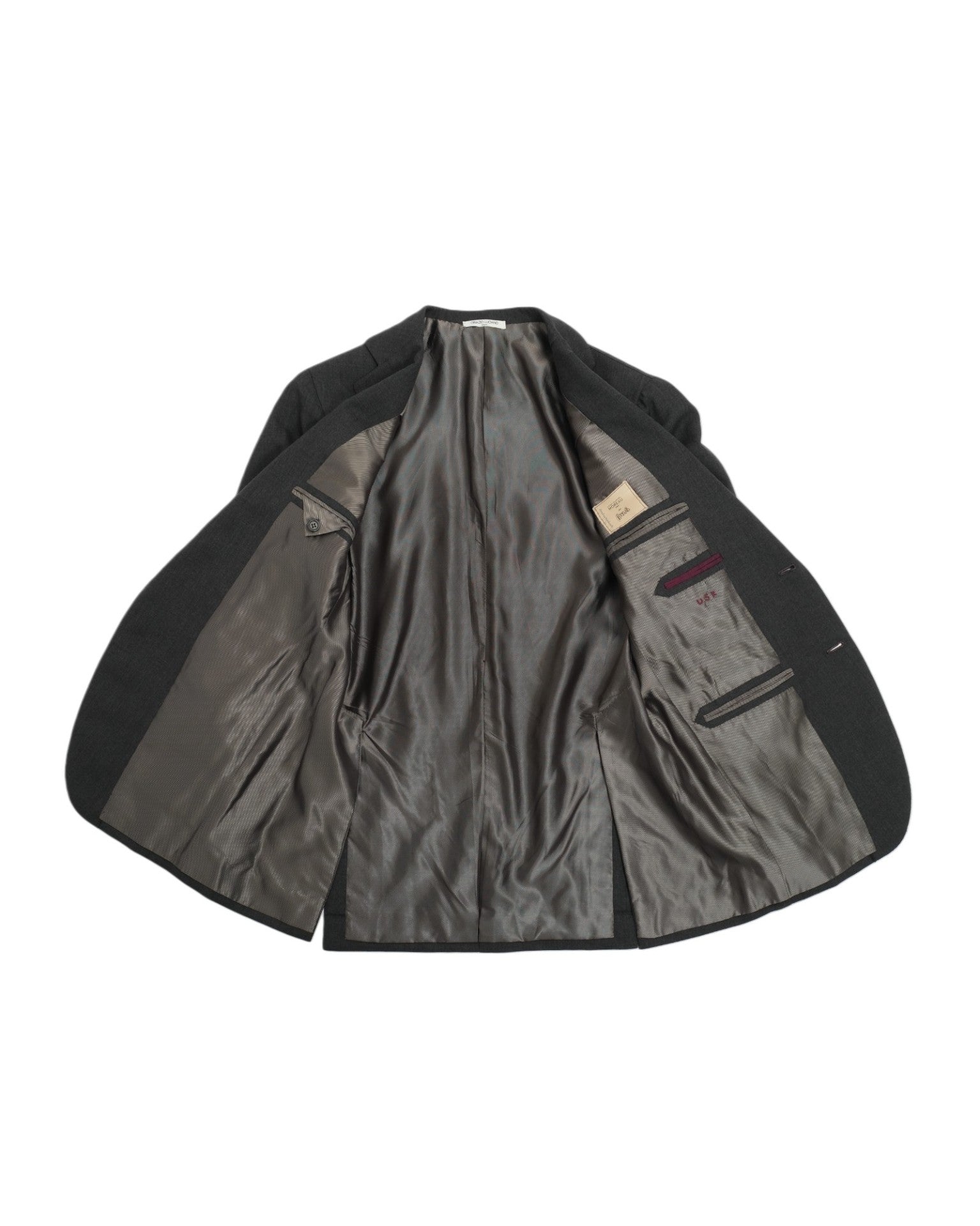 Charcoal Virgin Wool 2-Piece suit