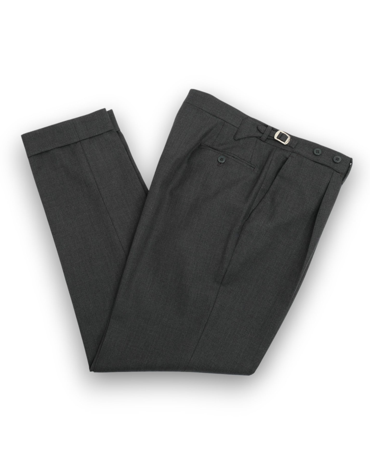 Charcoal Virgin Wool 2-Piece suit