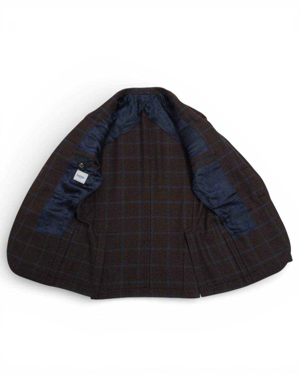 Brown/Blue Windowpane Sports Jacket