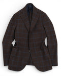 Brown/Blue Windowpane Sports Jacket