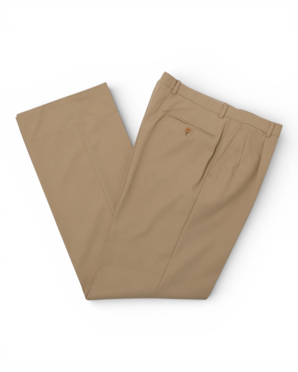 Beige Wool Trousers