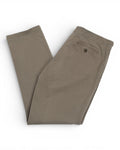 Taupe Cotton Twill Trousers