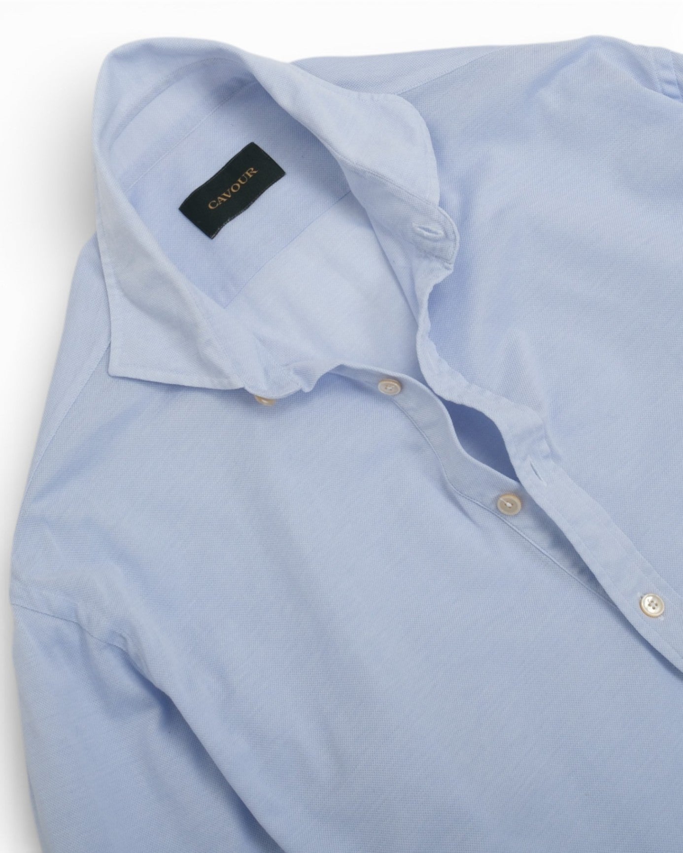 Light Blue Pop Over Shirt