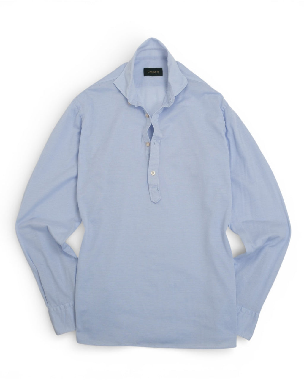 Light Blue Pop Over Shirt
