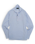 Light Blue Pop Over Shirt