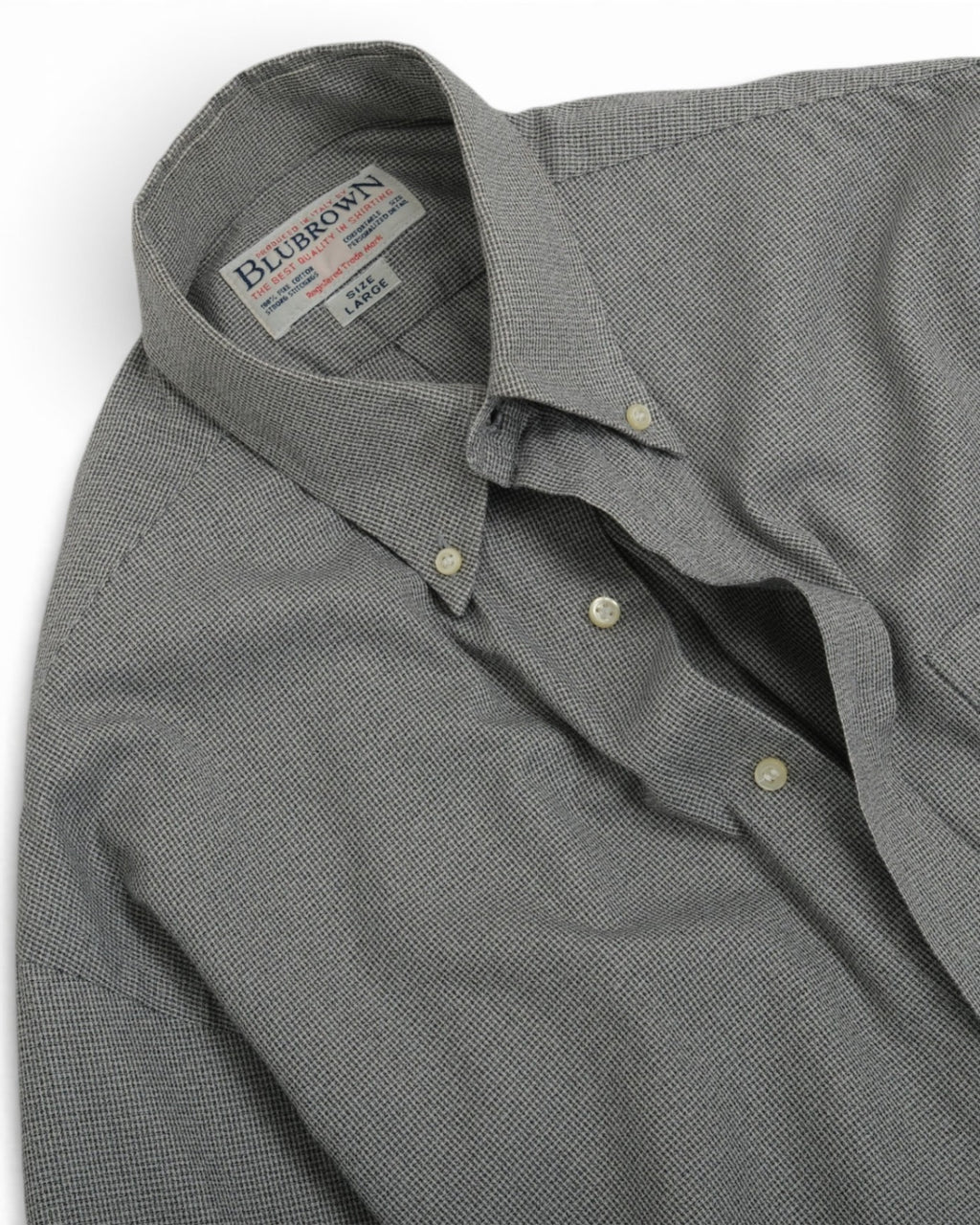 Grey Checked BD. Shirt