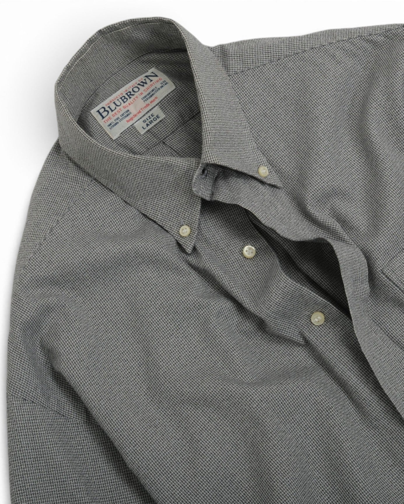 Grey Checked BD. Shirt