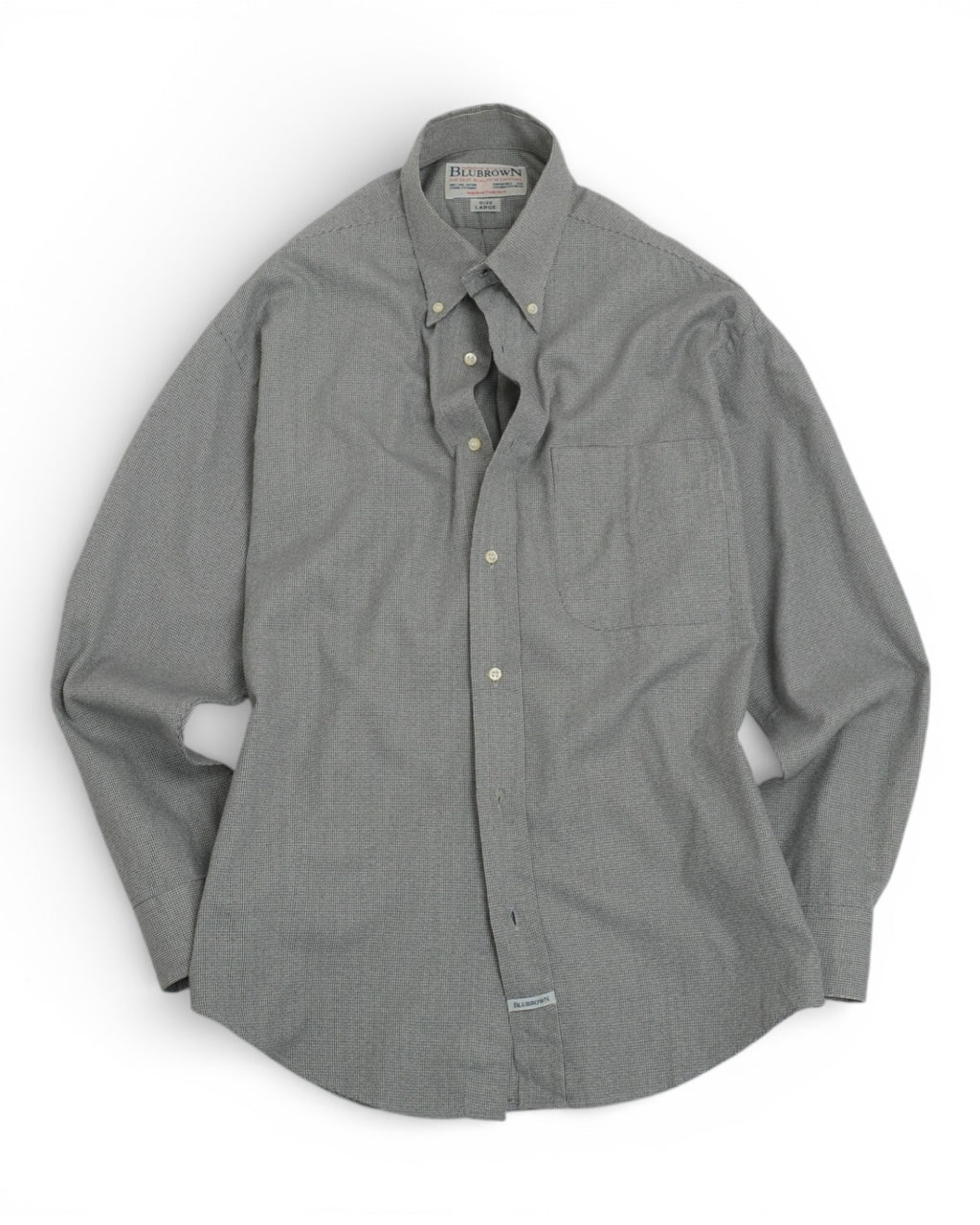 Grey Checked BD. Shirt