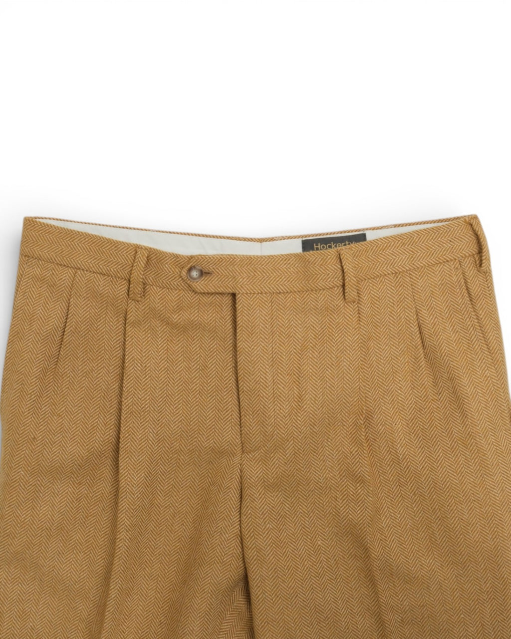 Mustard Yellow Herringbone Wool Suit