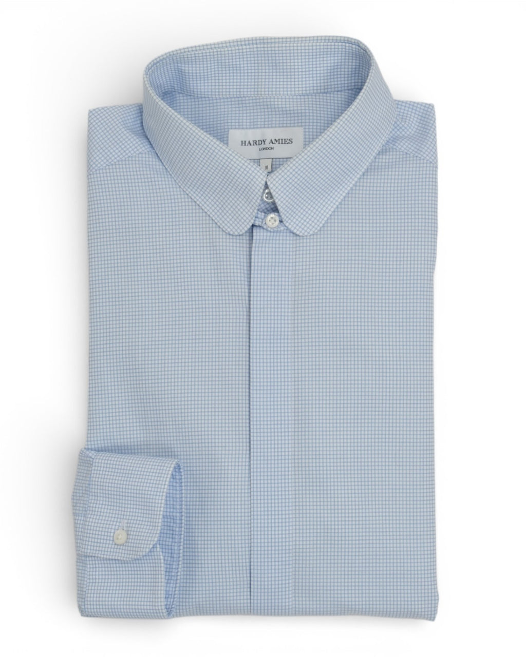 Light Blue Checked Shirt
