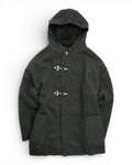 Dark Grey Fireman Clasp Duffle Coat