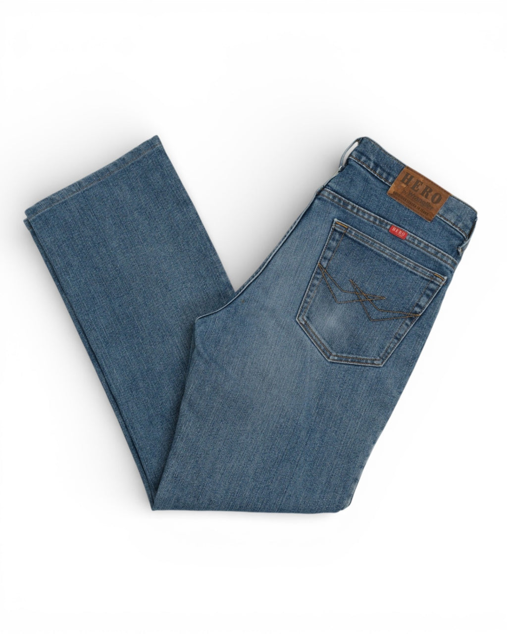 Mid Blue Straight Jeans