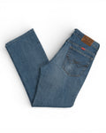 Mid Blue Straight Jeans