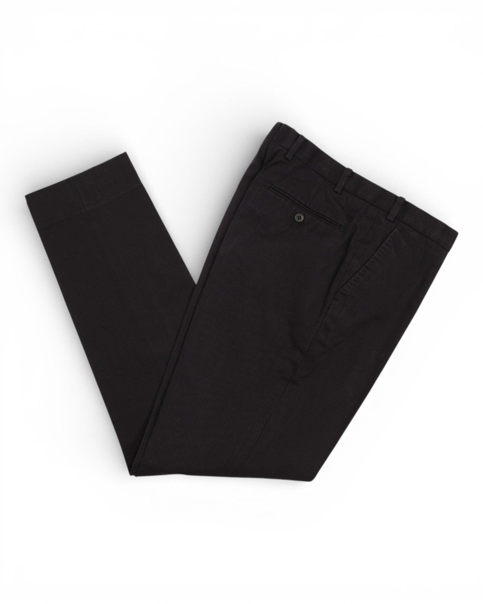 Navy Heavy Cotton Trousers
