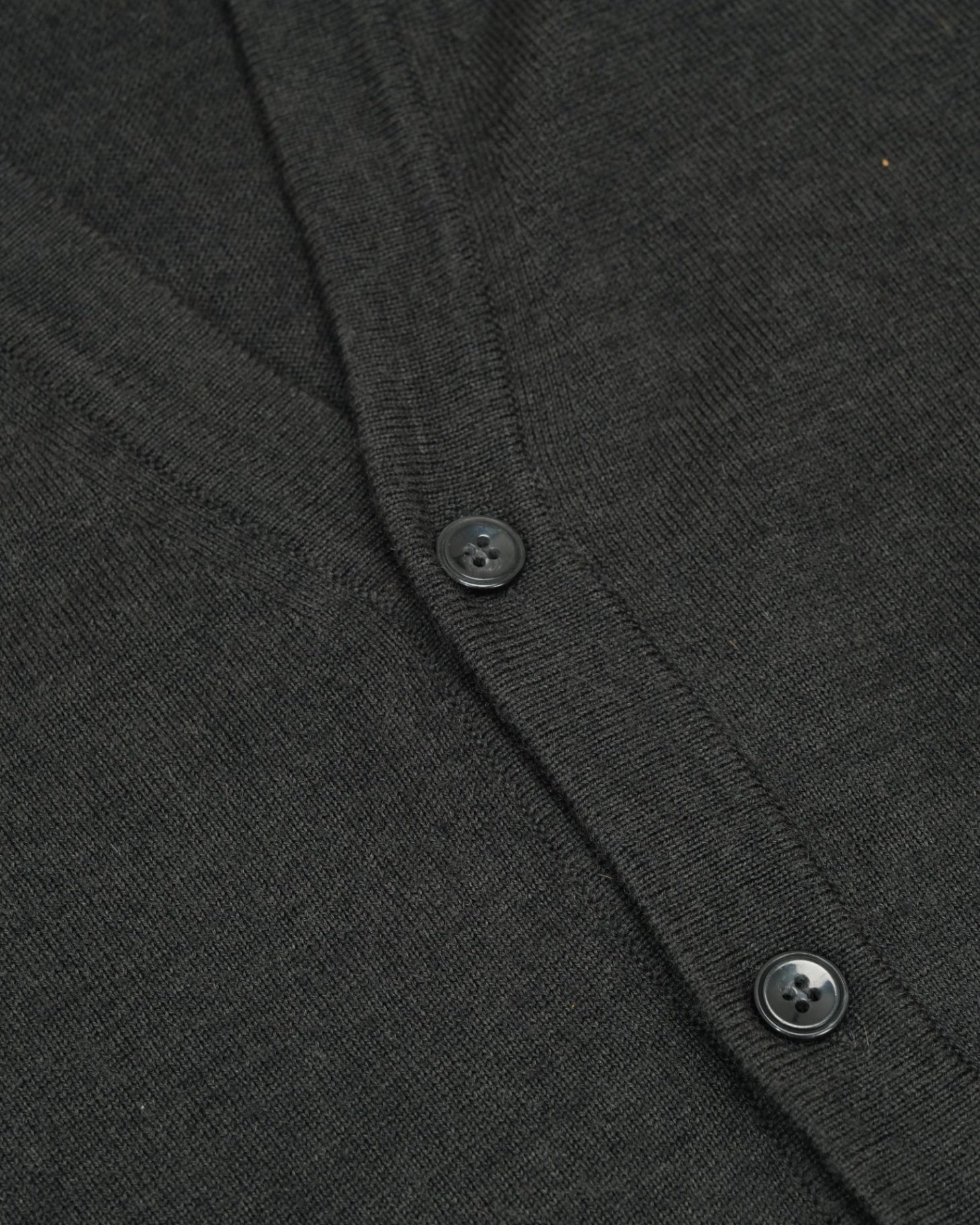 Charcoal Sleeveless Cardigan