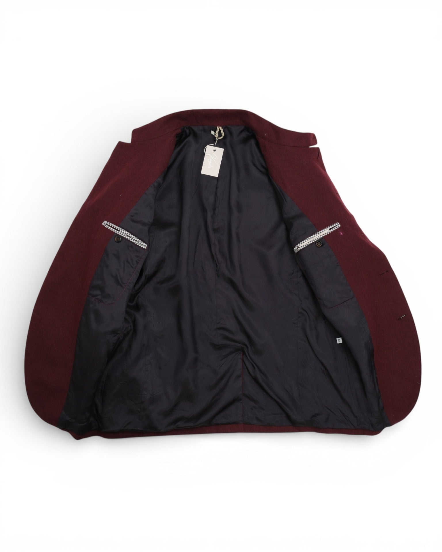 Bordeaux Mandarin Jacket
