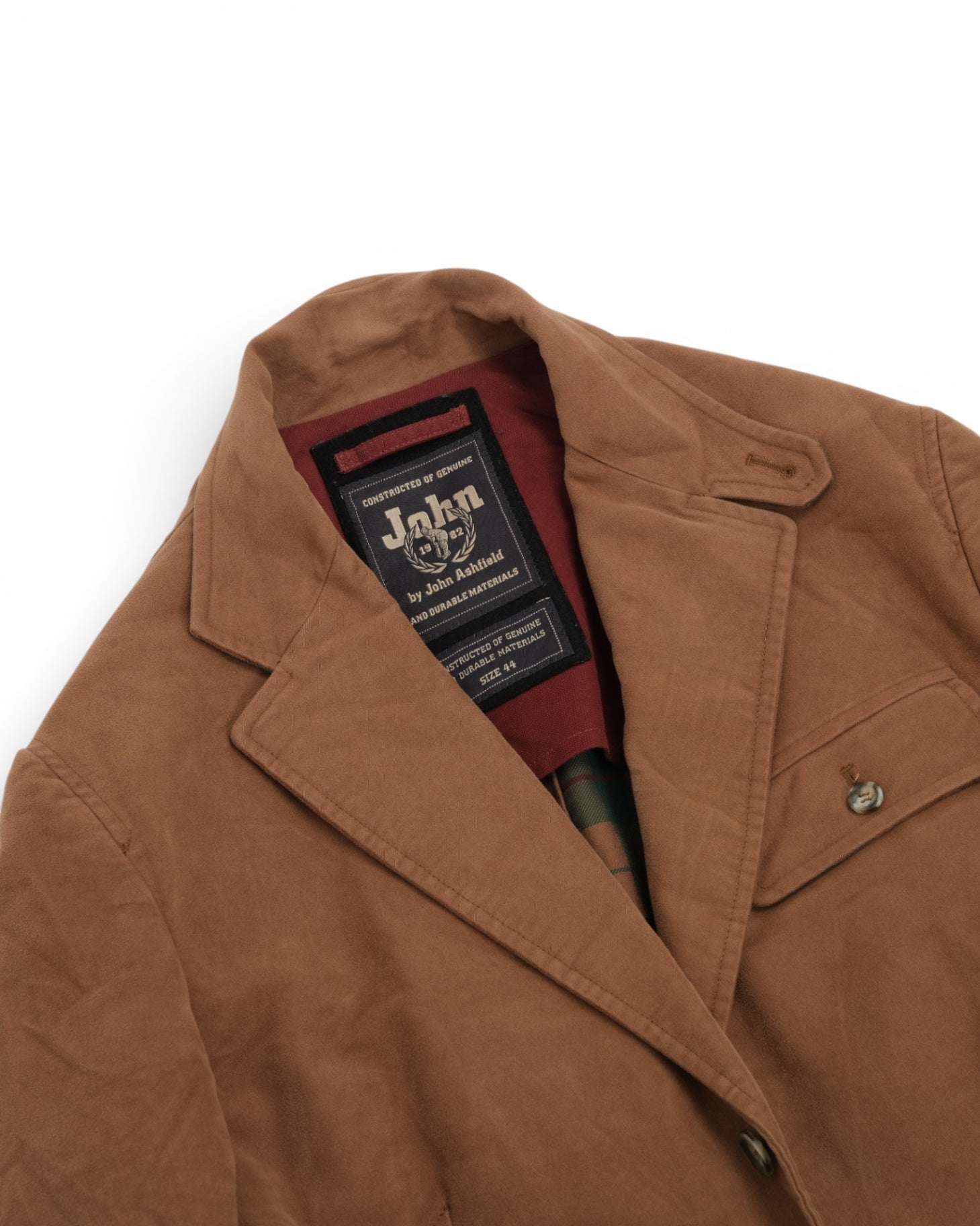 Brown Moleskin Cotton Sports Jacket