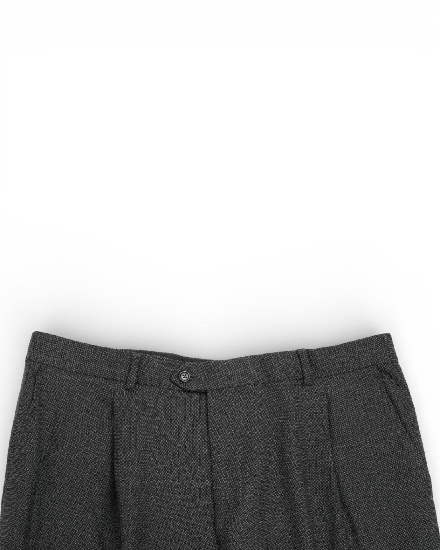 Grey Birdseye Wool Suit
