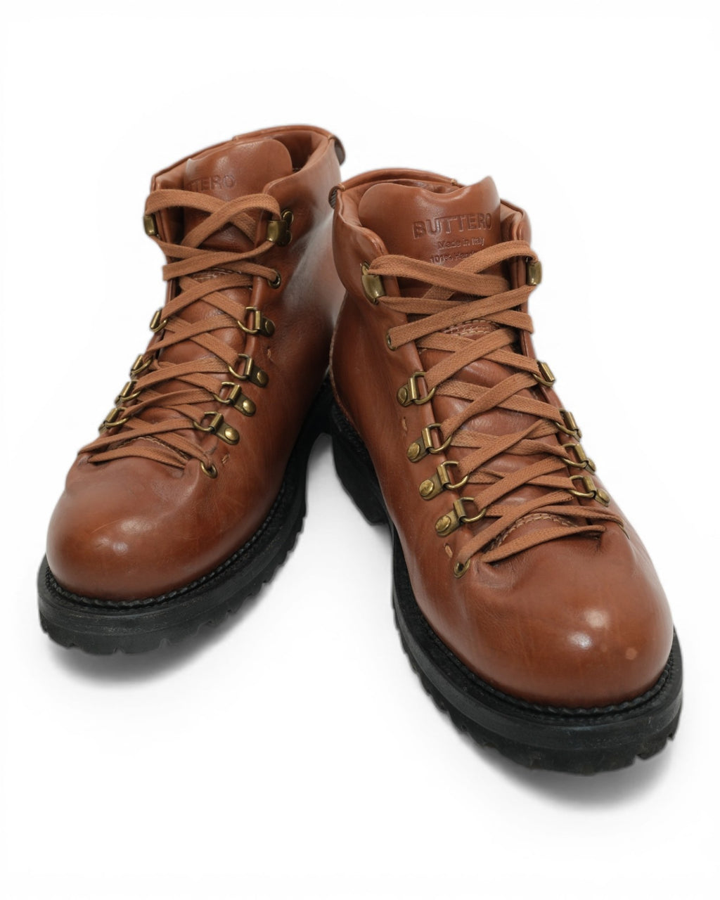 Tan Leather Alpine Boots