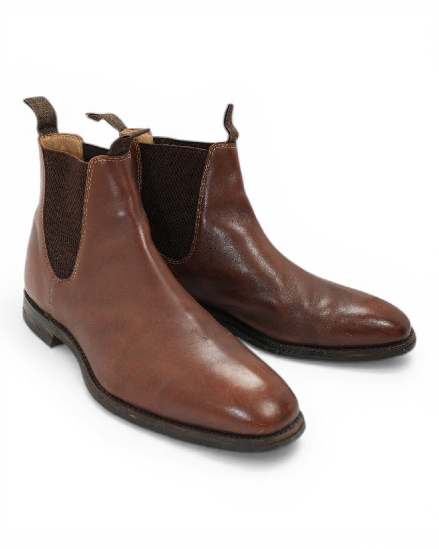 Brown Leather Chelsea Boot