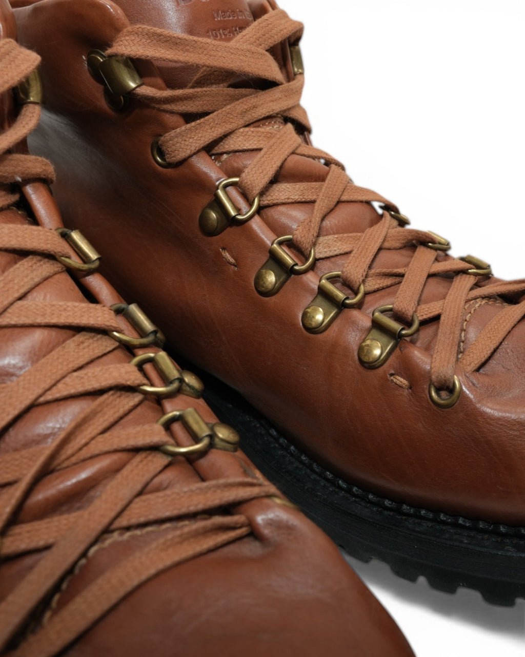 Tan Leather Alpine Boots
