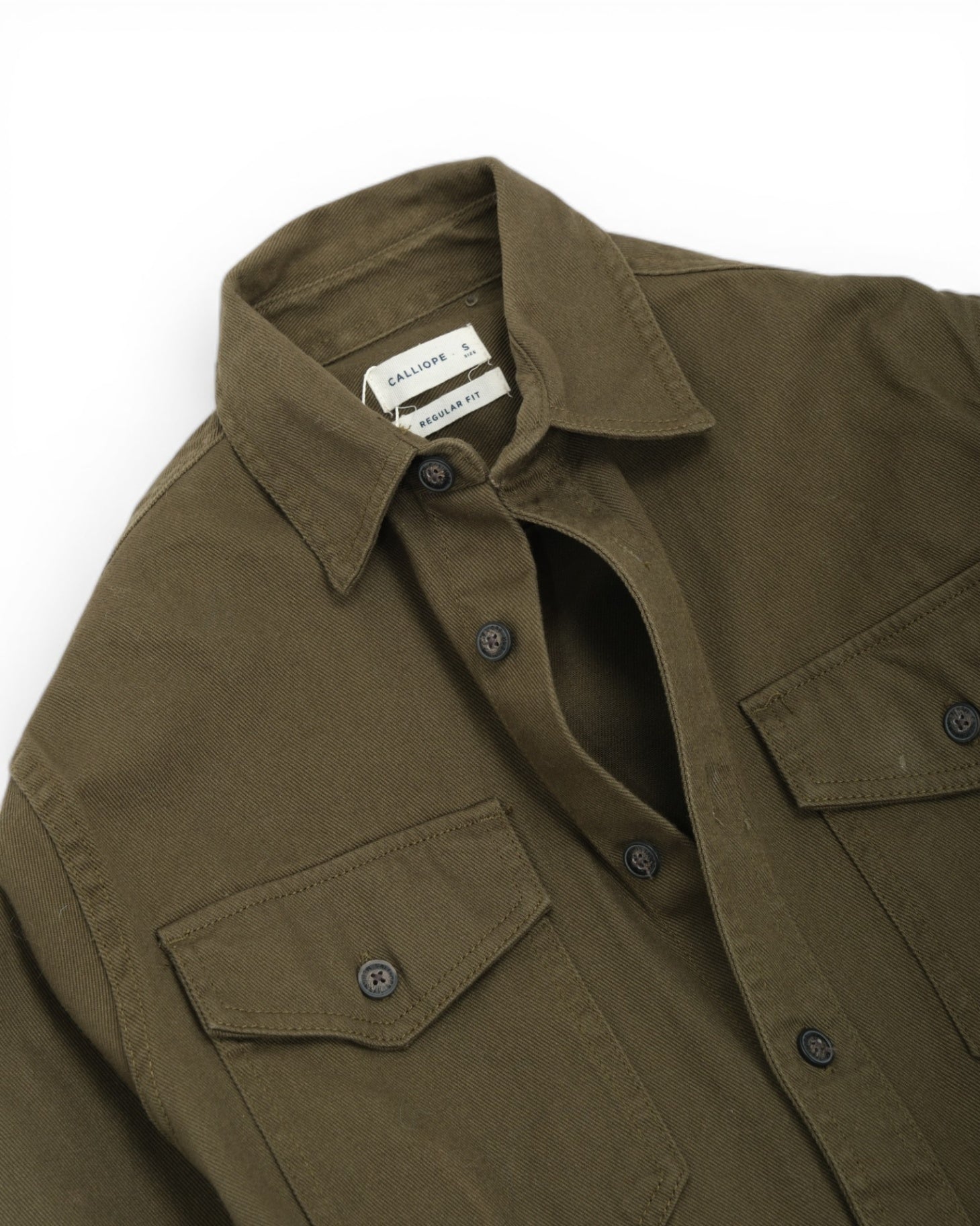 Military Green Overshirt