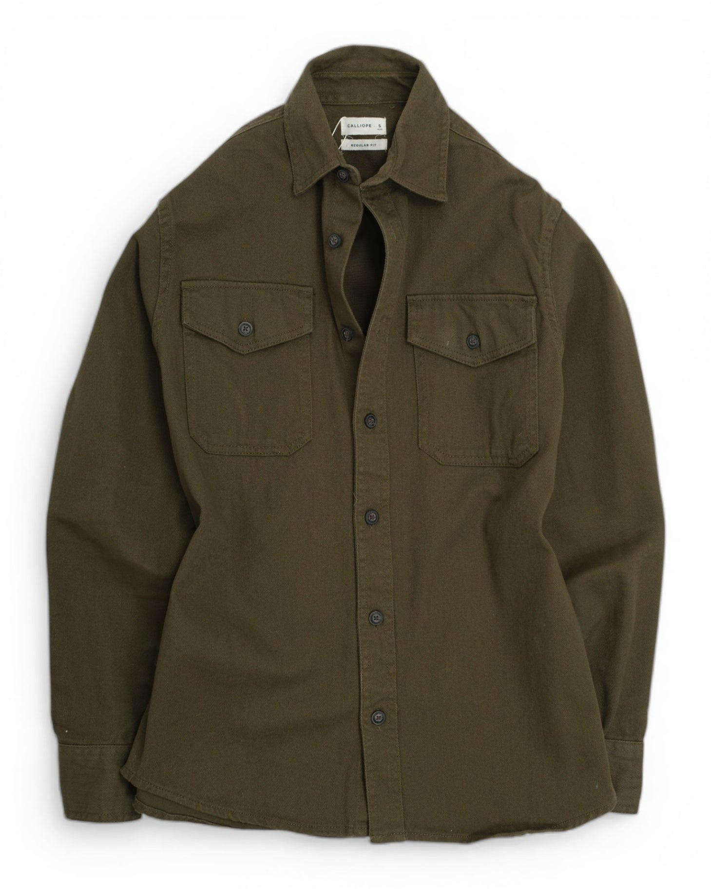 Military Green Overshirt
