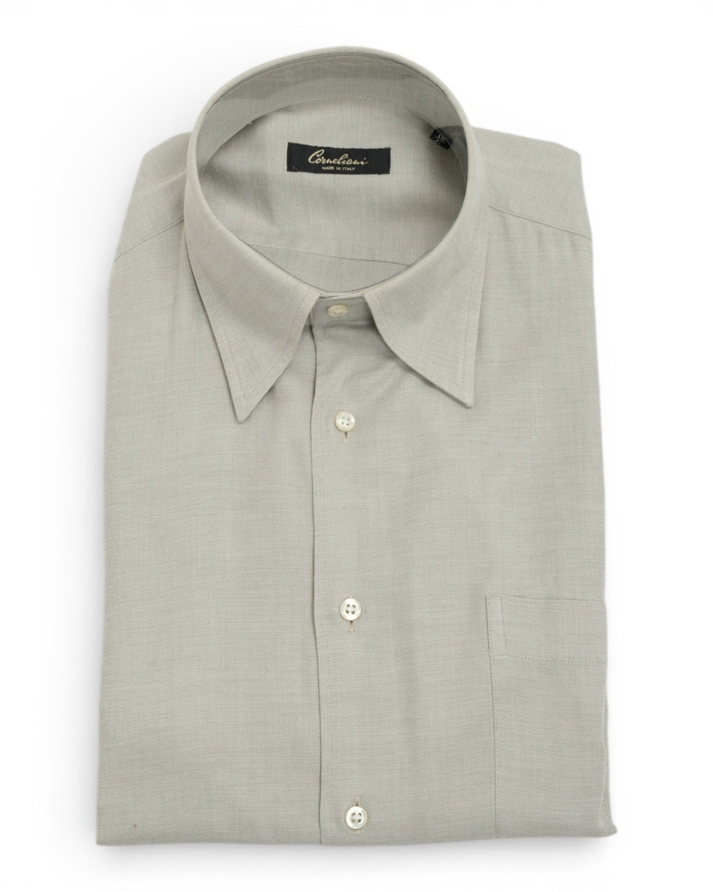 Beige Button Under Shirt
