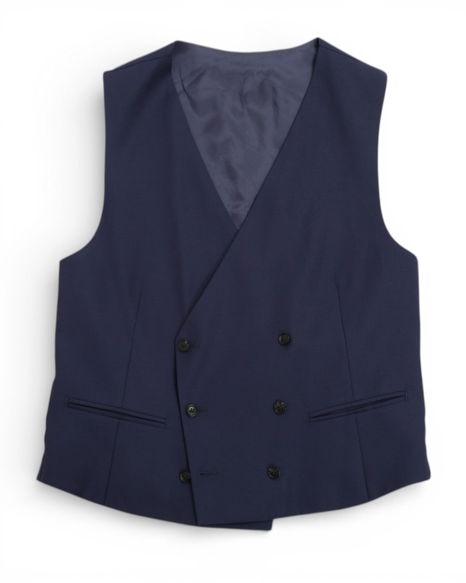 Navy DB. 3-piece suit