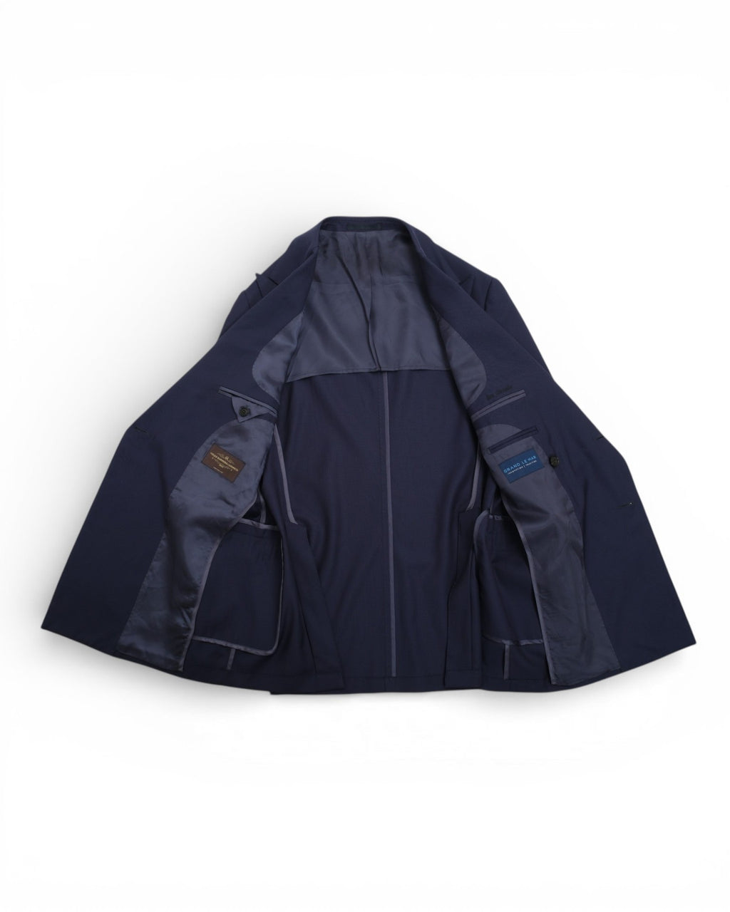 Navy DB. 3-piece suit