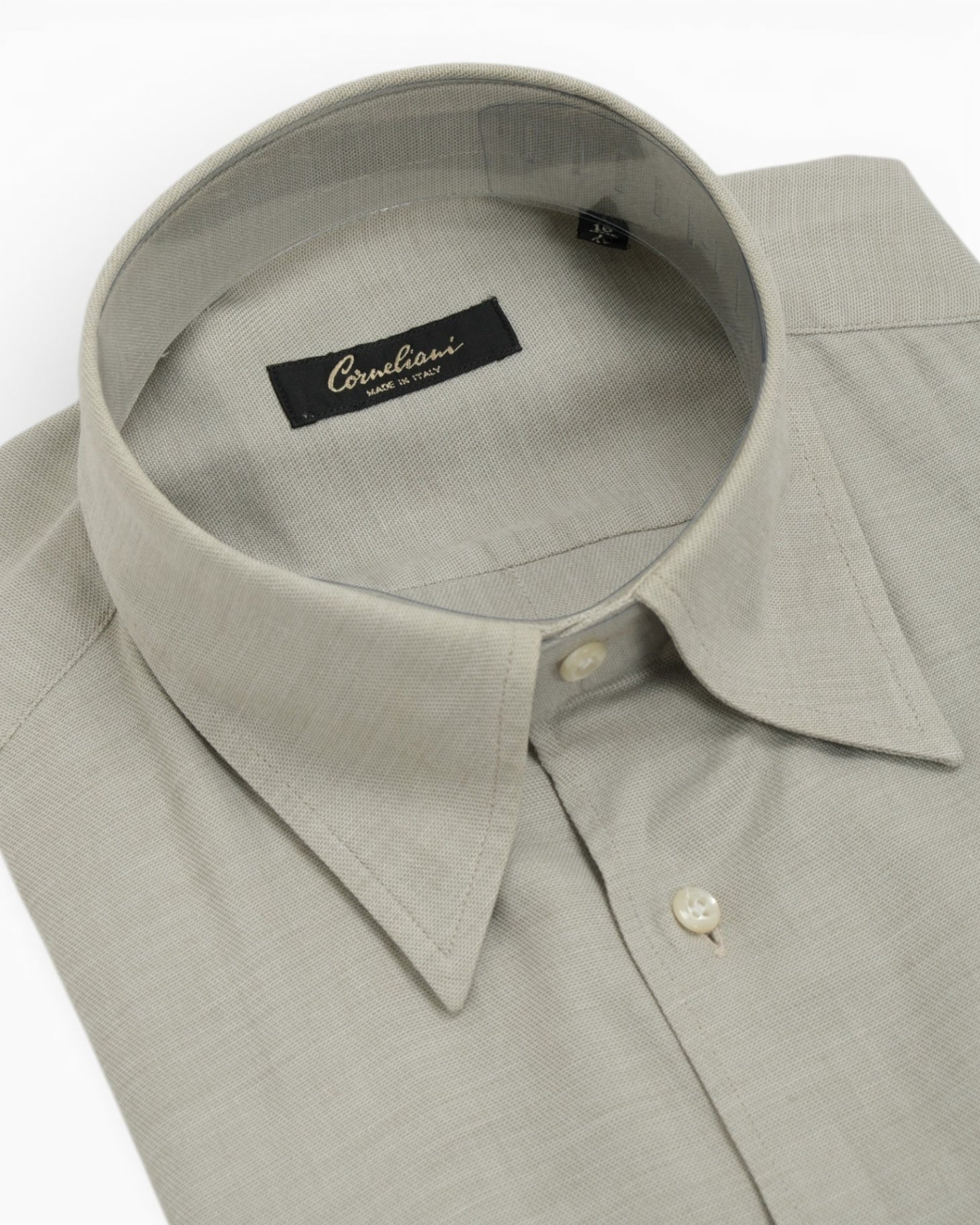 Beige Button Under Shirt