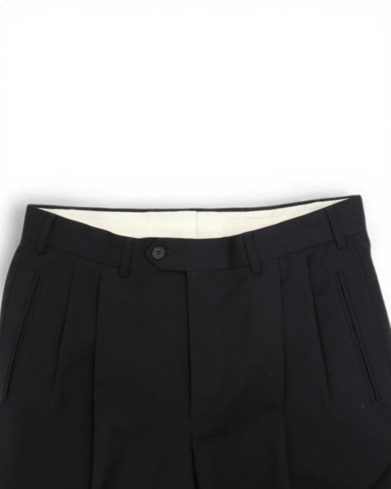 Navy DB. 80's Wool Suit