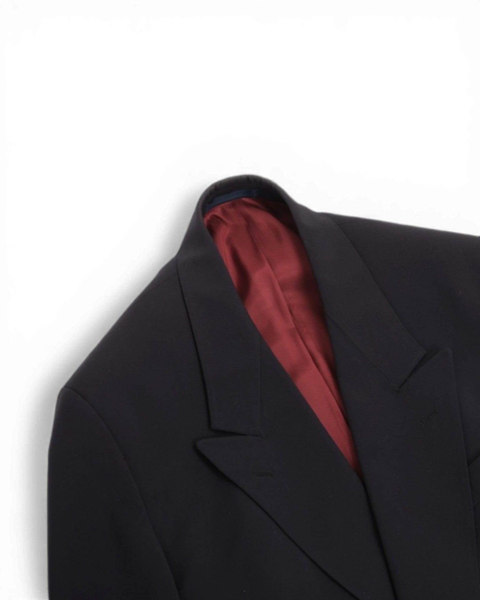 Navy DB. 80's Wool Suit