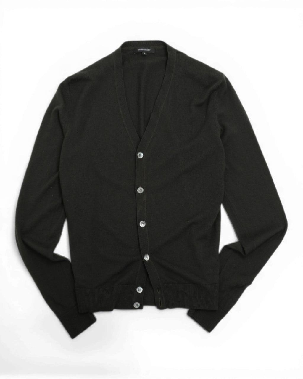 Dark Green Merino Cardigan