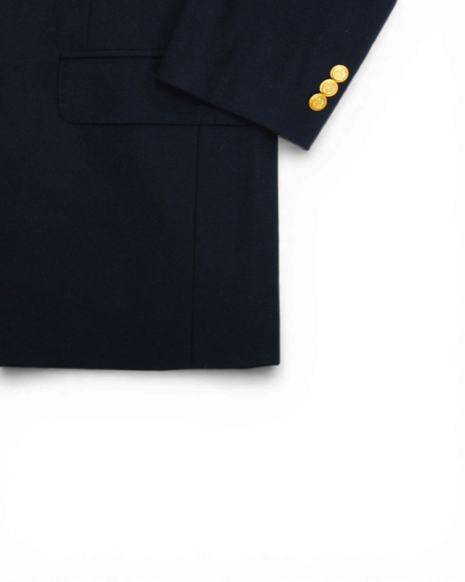 Navy Twill Flannel DB. Club Blazer