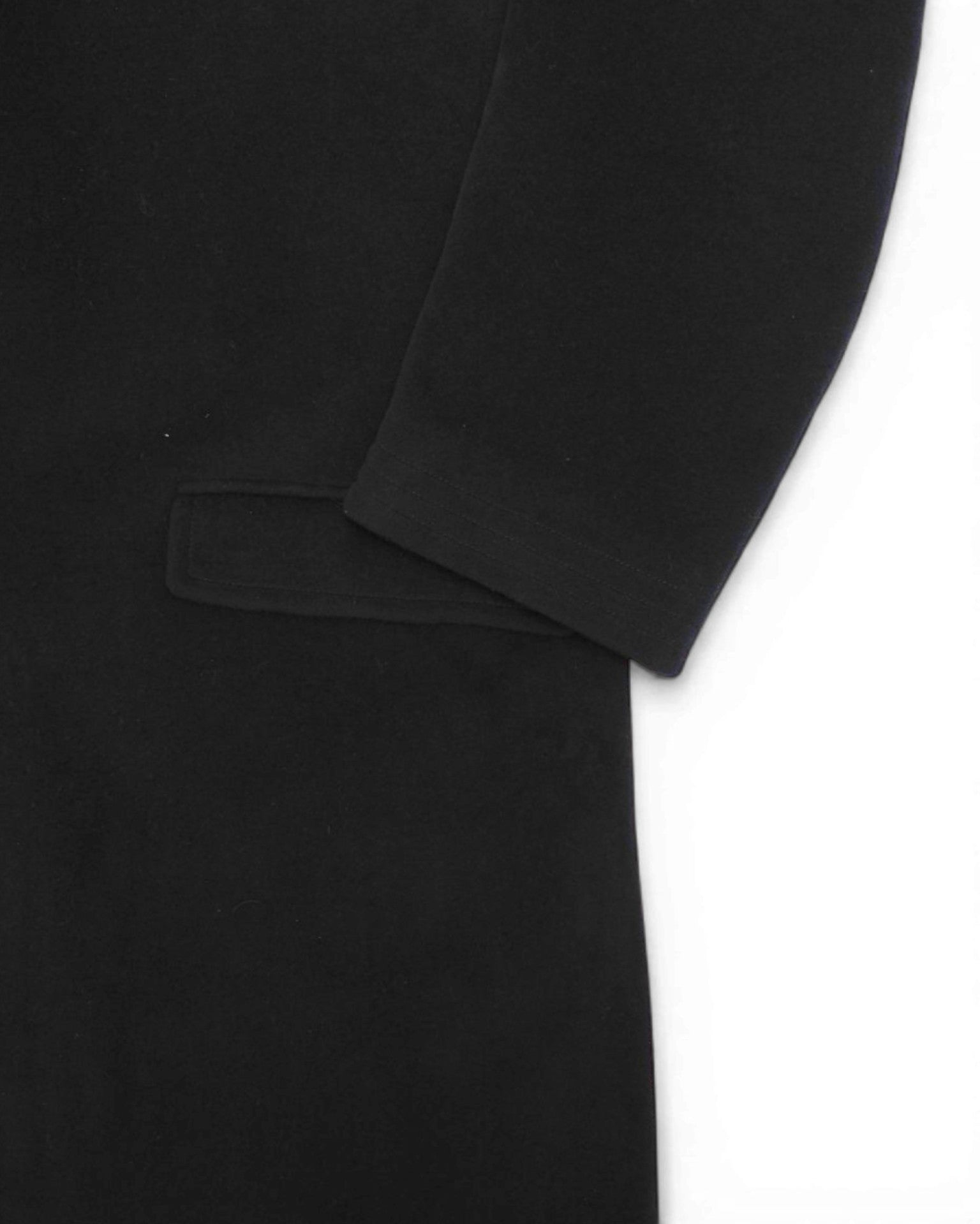 Dark Navy Wool Overcoat