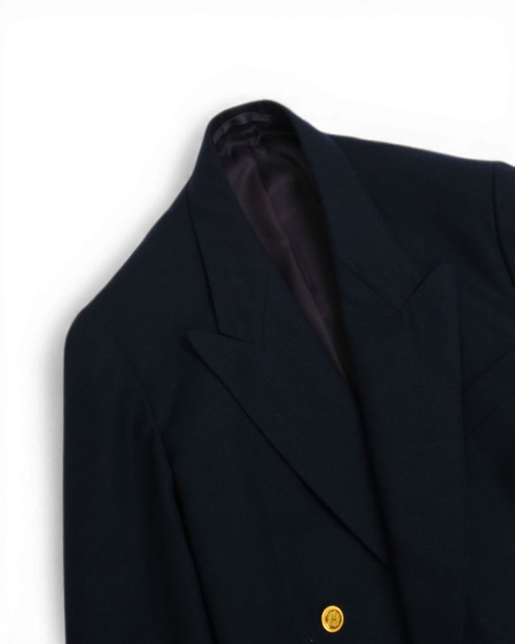 Navy Twill Flannel DB. Club Blazer