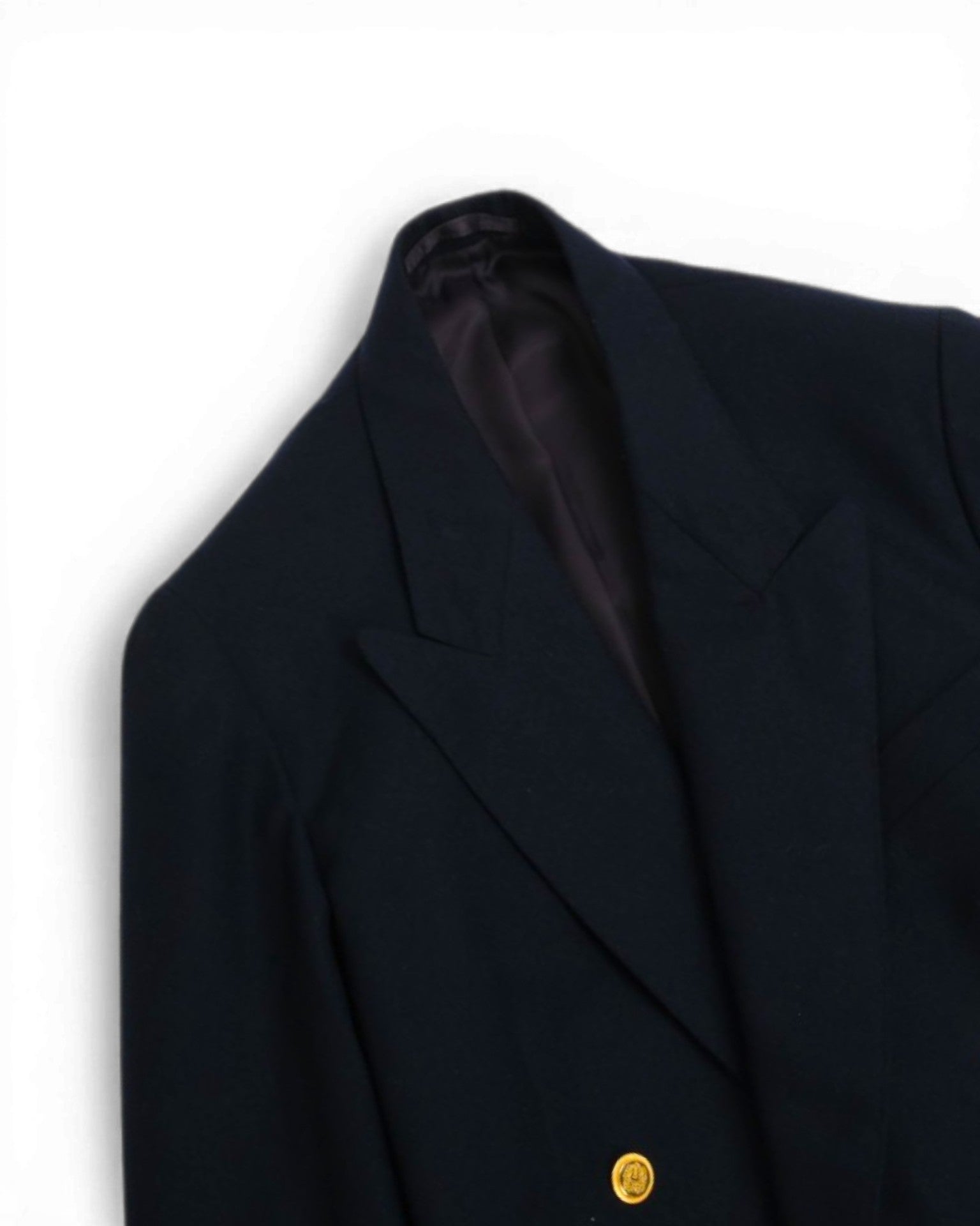 Navy Twill Flannel DB. Club Blazer