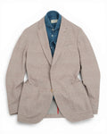 Beige/Brown/Off-white Check Sports Jacket