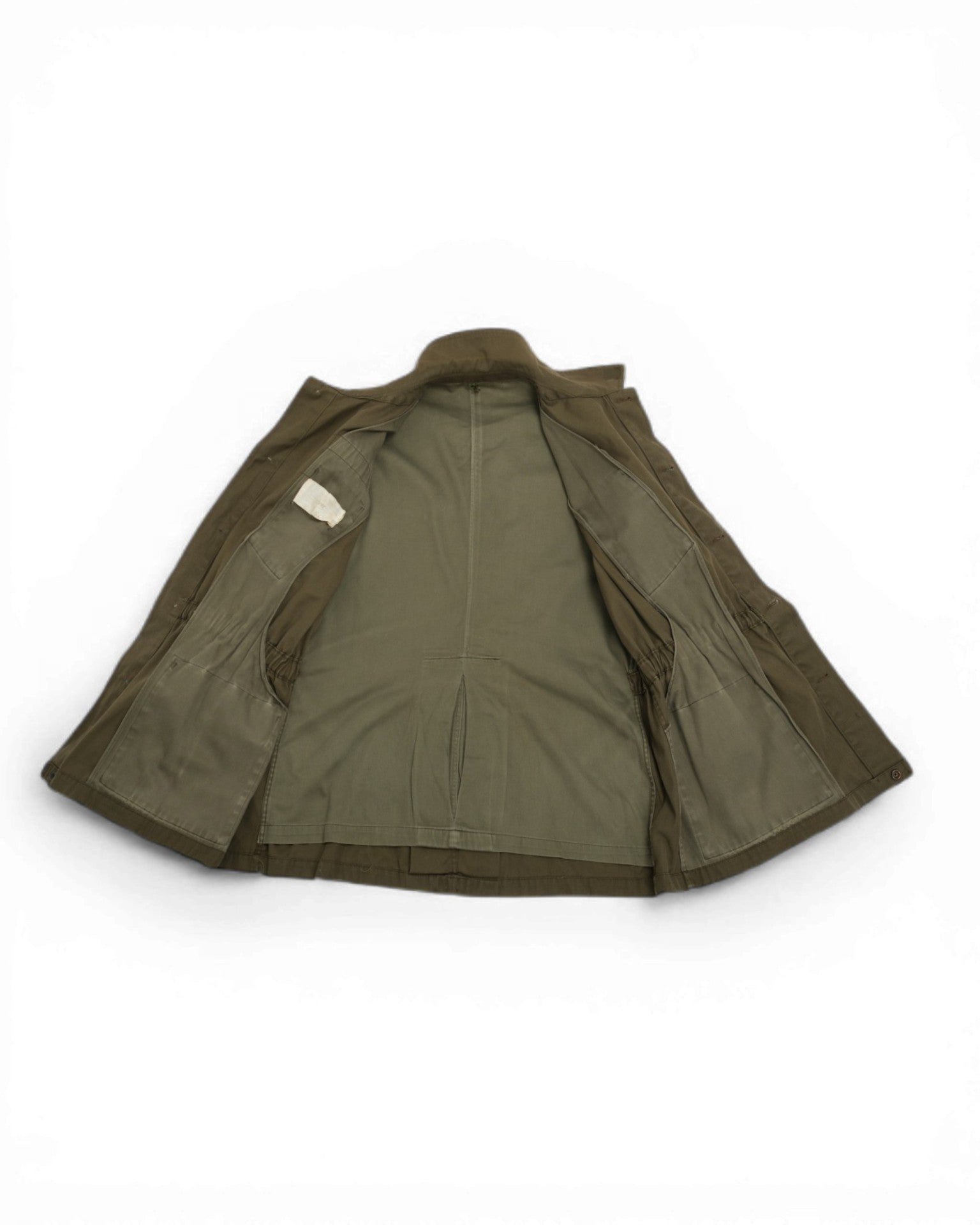 Army Green Cotton Twill Field Jacket