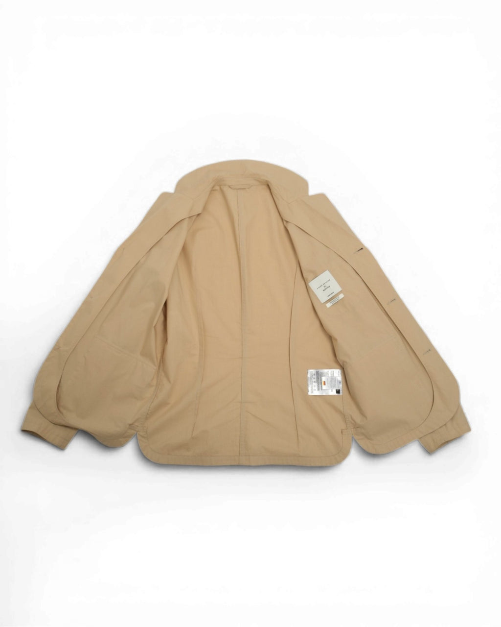 Beige Cotton Overshirt