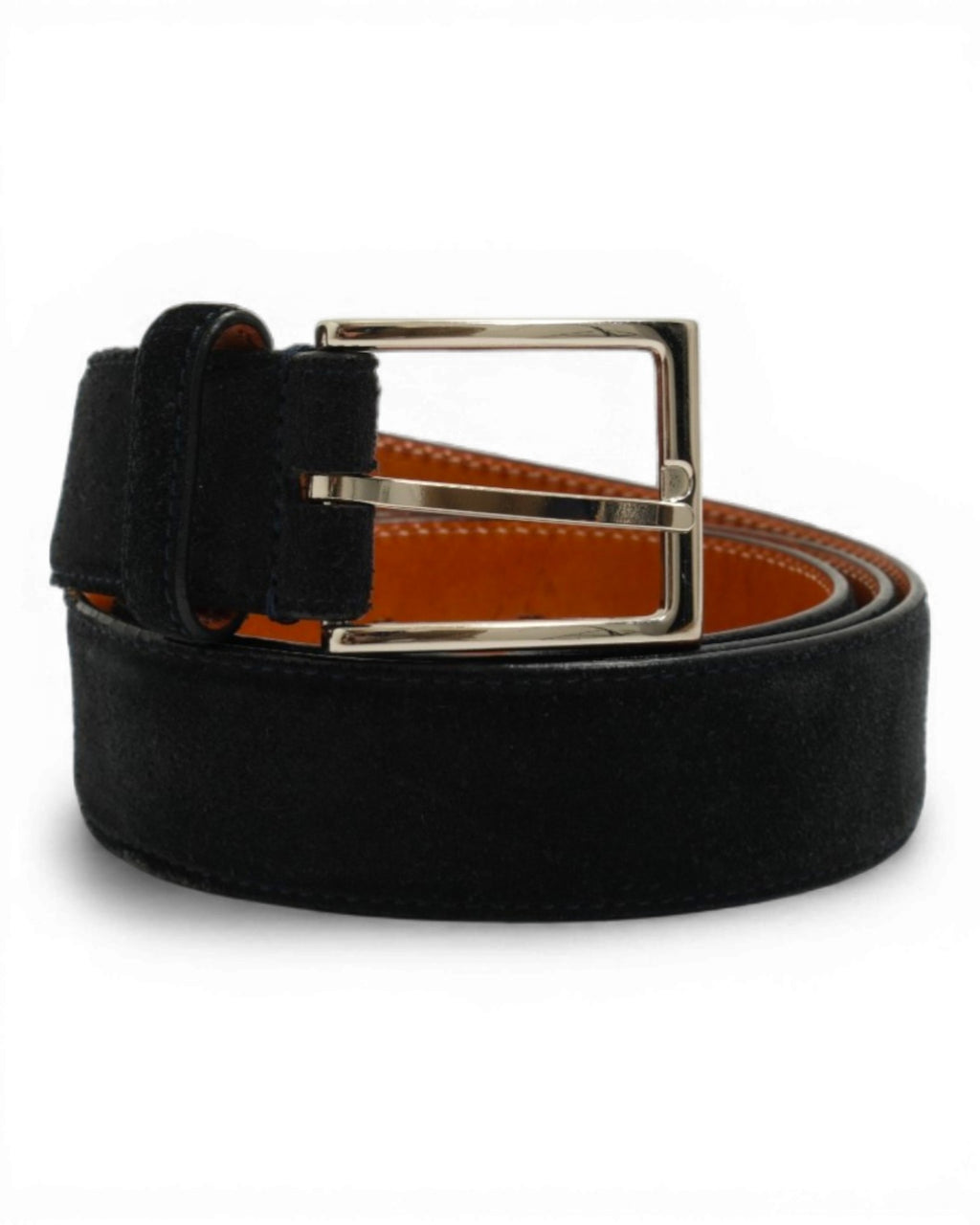 Dark Navy Suede 35mm Belt