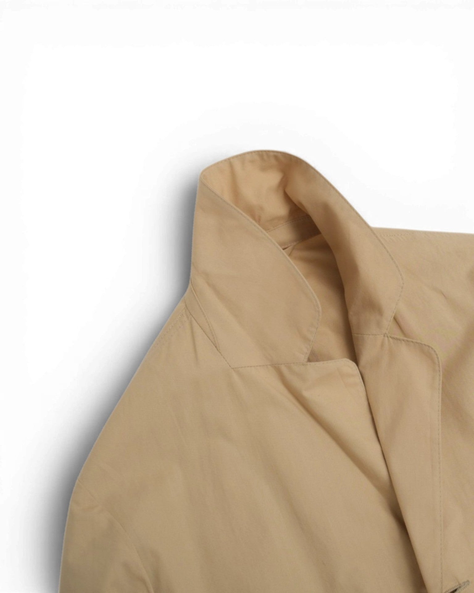 Beige Cotton Overshirt