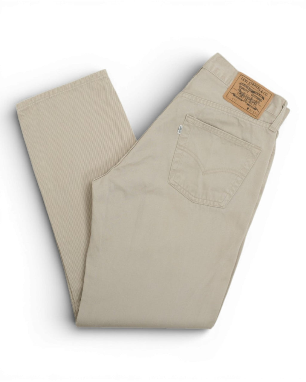 Stone Beige High-Rise Jeans