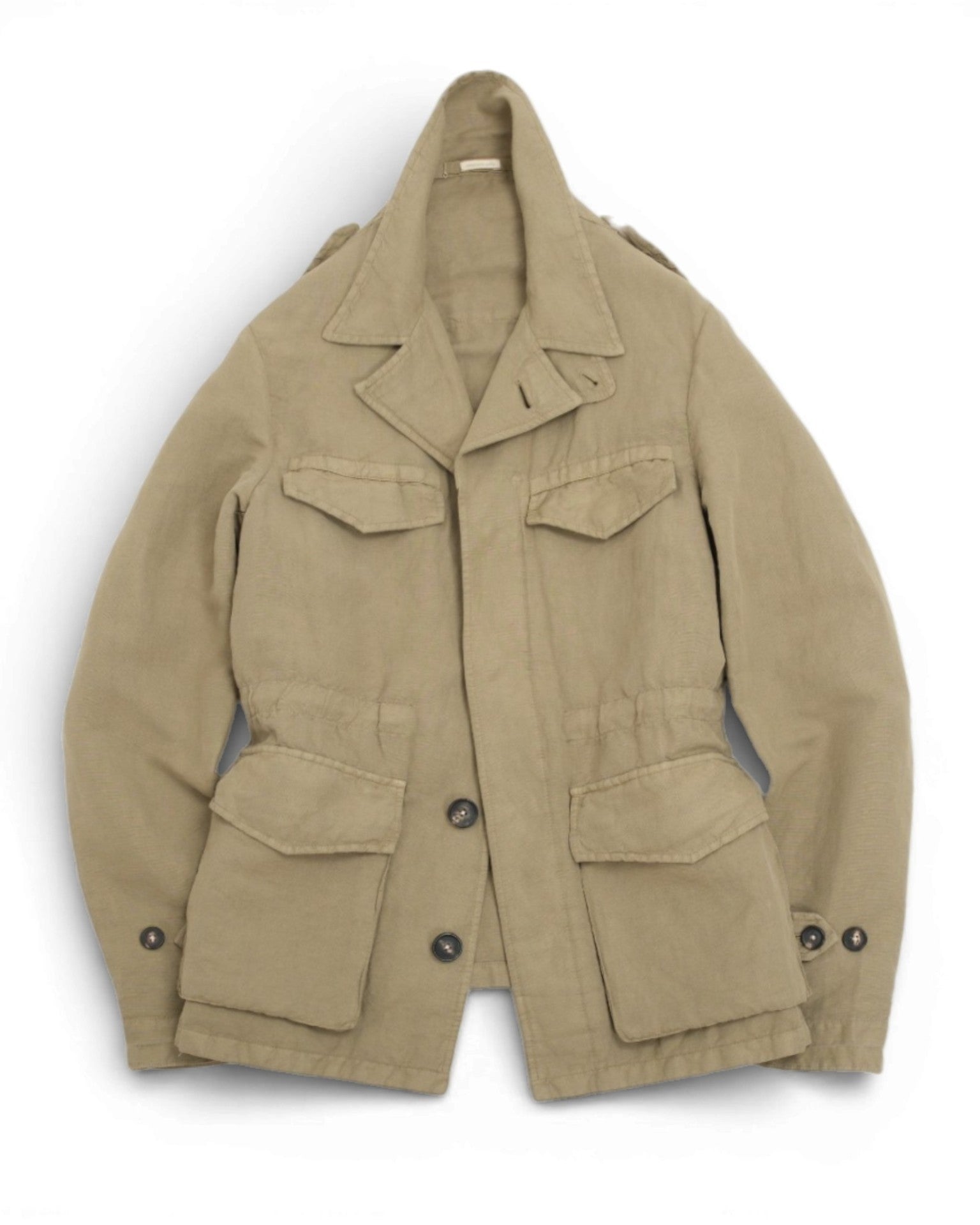 Faded Olive Cotton/Linen Field Jacket