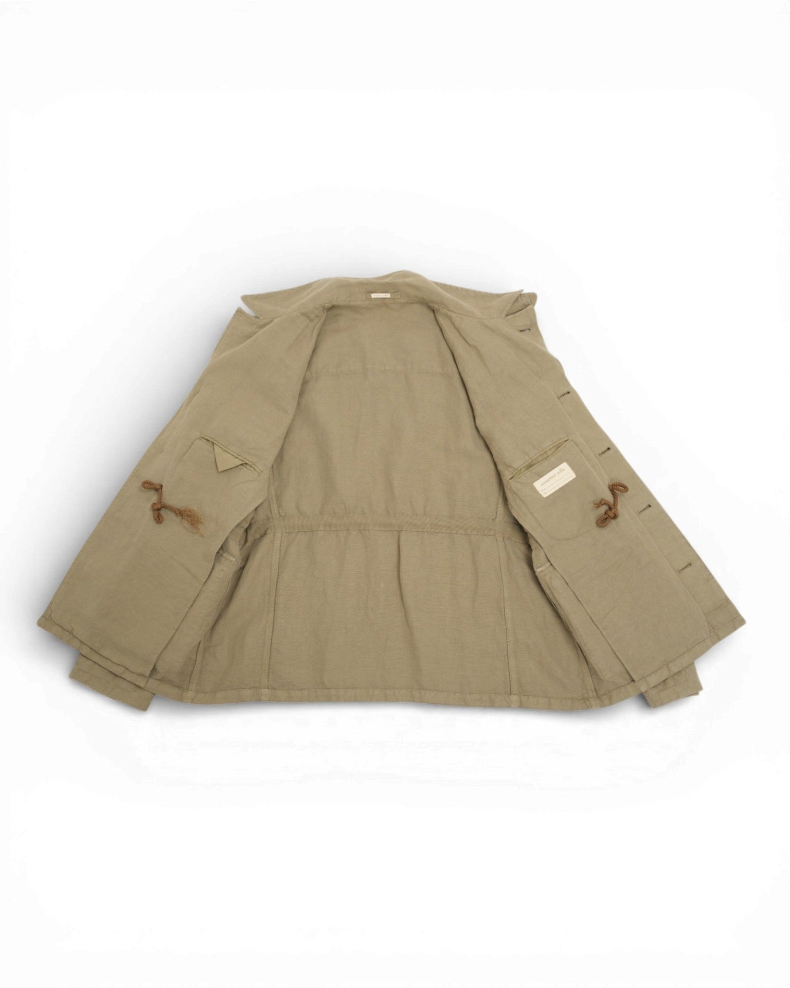 Faded Olive Cotton/Linen Field Jacket