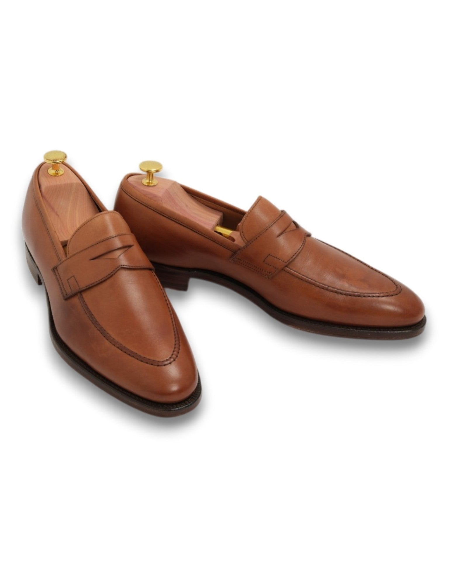 Saddle Leather Penny Loafers